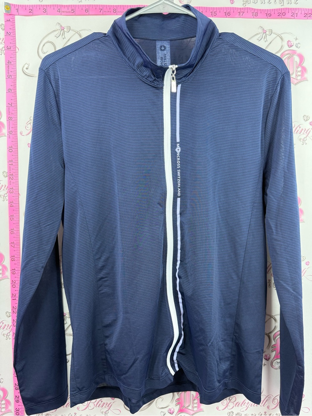 Men cross Switzerland sweater Navy Full-Zip Lightweight